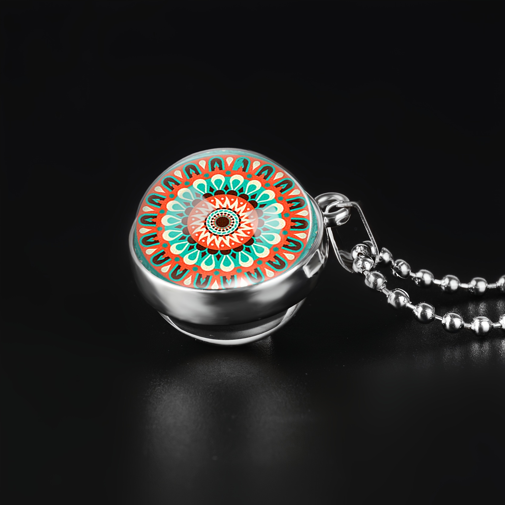 Artistic Abstract Geometric Pendant Necklace